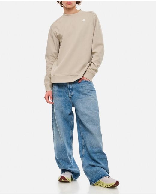 K-Way White Logo Patch Sweatshirt for men