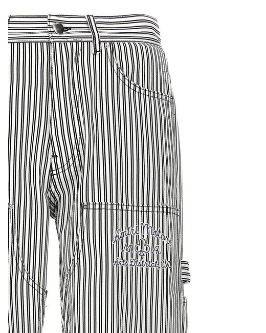 Amiri Gray Regular Cargos Pants for men