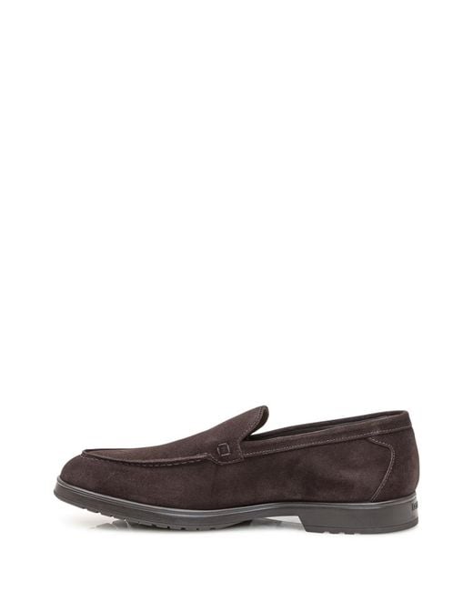 Doucal's Brown Solid Loafers for men