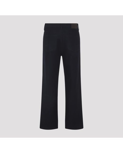 Brioni Blue 5 Pockets Pants for men