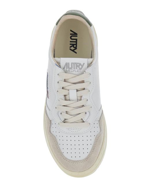 Autry White Low Top Sneakers