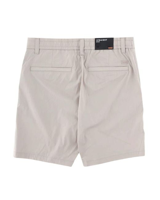 Boss Gray Solid Shorts for men