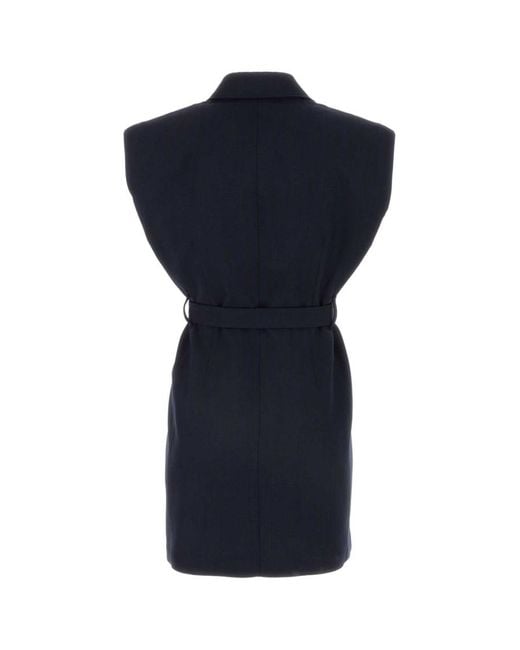 Prada Blue Wool Vest