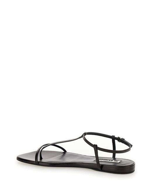 Jil Sander White Cage Sandals