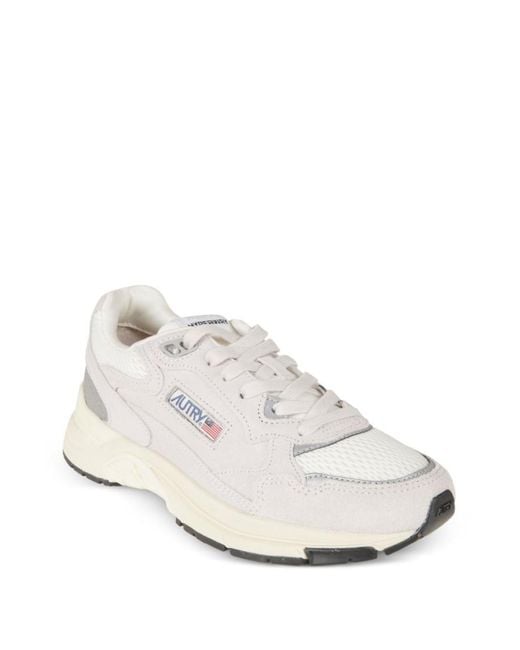 Autry White Hyperway Low Sneakers