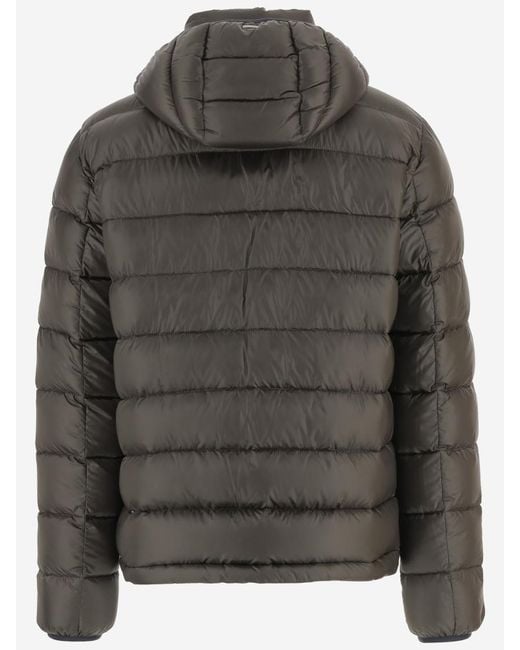 Herno Gray Nylon Padded Down Jacket for men
