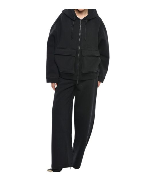 DSquared² Black Solid Hood Sweatshirt