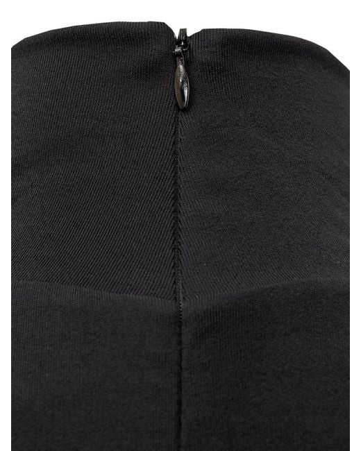 Jil Sander Black Solid Turtle Neck Sweater