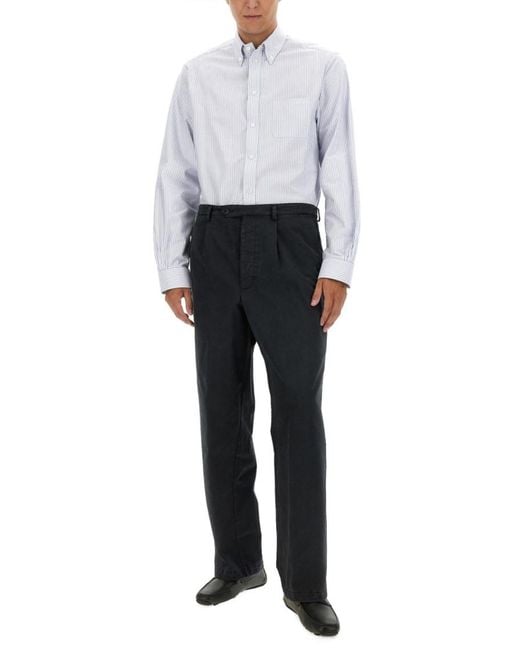 Bally Black Solid Relaxed Pants for men