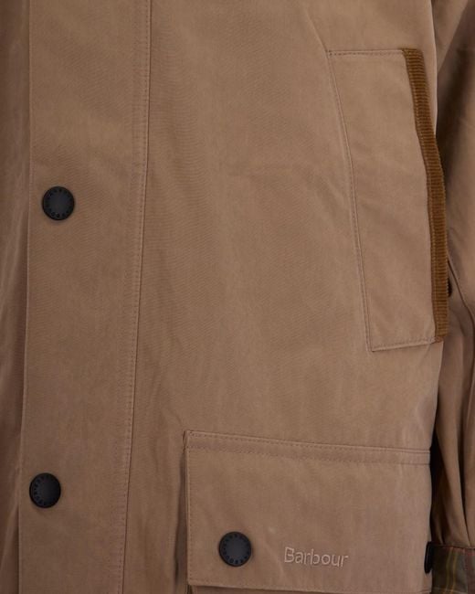 Barbour Brown Solid Shirt Collar Jacket for men