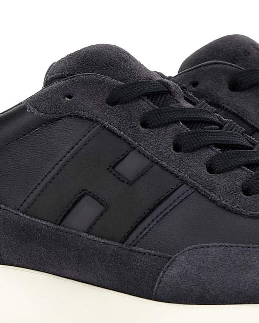 Hogan Blue Solid Sneaker for men