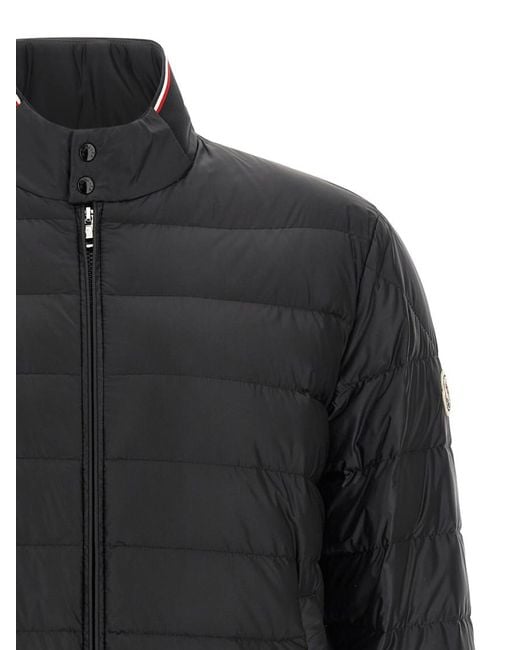Moncler Black Mock Collar Jacket for men