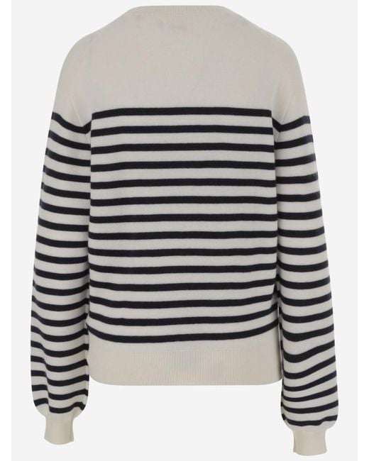 Khaite Gray Wool Sweater