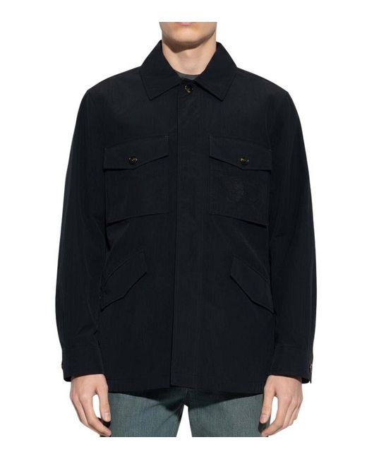 Burberry Blue Logo Jacket for men