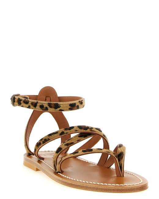 K. Jacques Brown Epicure Sandals