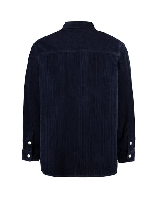 Isabel Marant Blue Solid Shirt for men