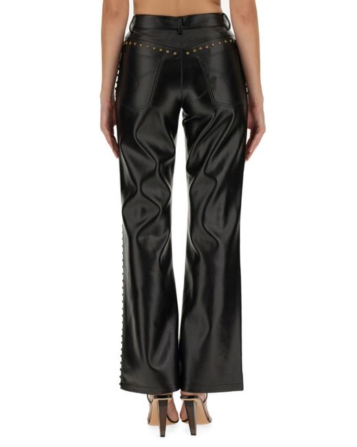 Moschino Black Regular Flat Front Pants