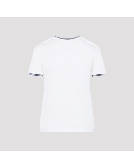 Céline White 70S Pocket Triomphe T-Shirt