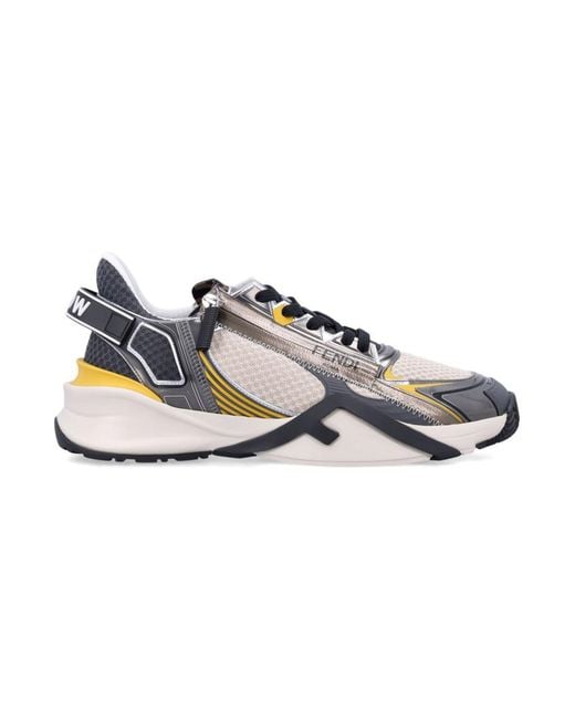 Fendi Multicolor Flow Sneakers for men