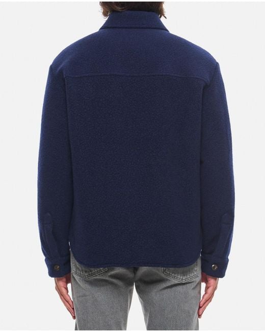 Fay Blue Overshirt Jacket for men