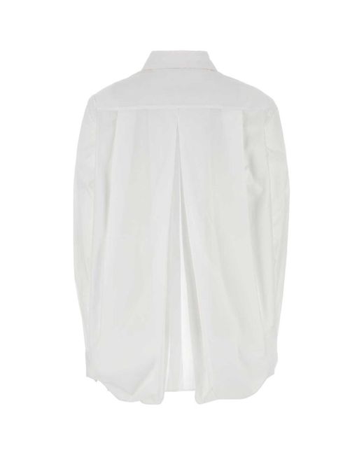 Givenchy White Shirt Split Back Oversized