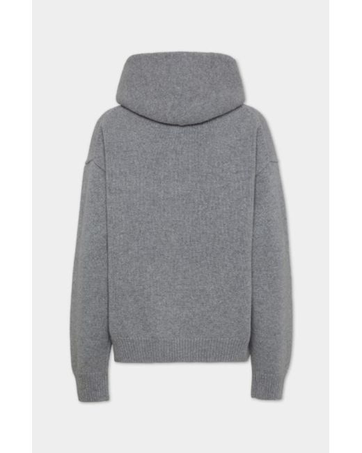 DSquared² Gray Wool Hoodie