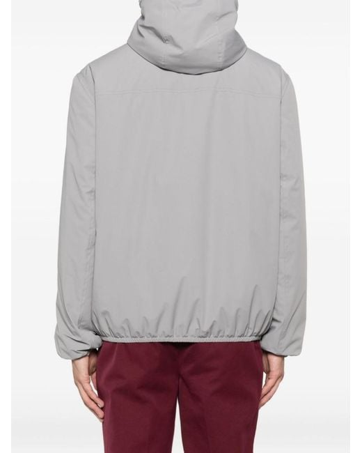 Brunello Cucinelli Gray Nylon Blouson Jacket for men