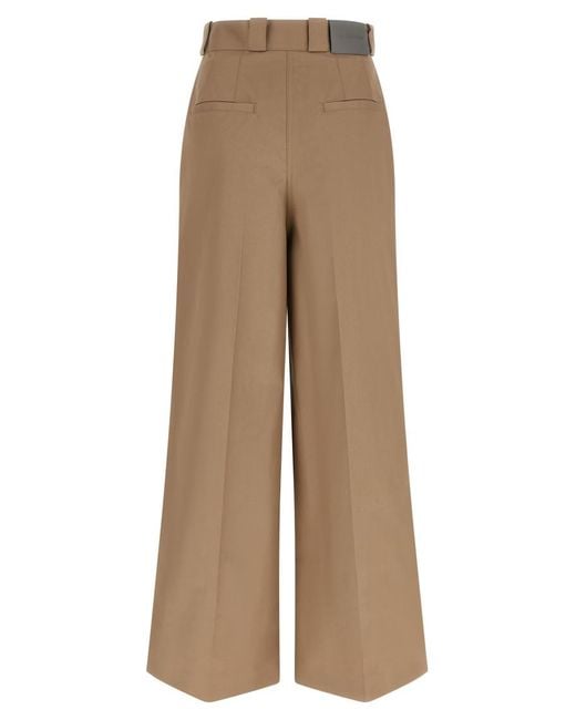 Balenciaga Natural Regular Flat Front Pant
