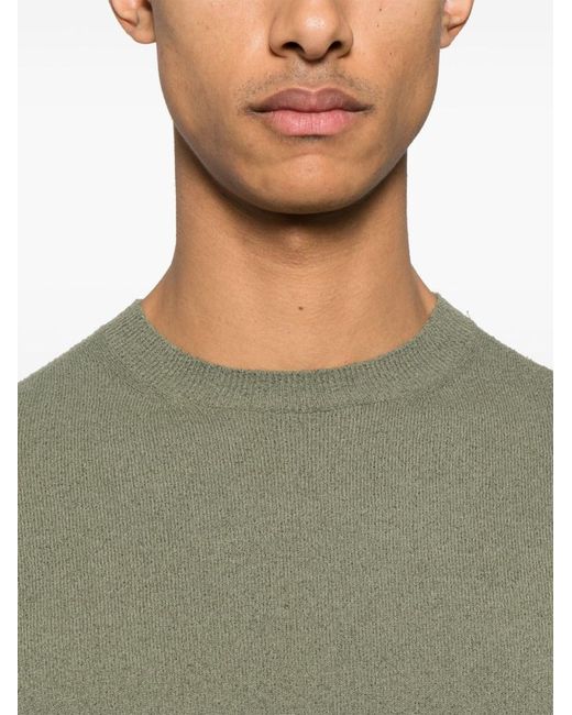 Drumohr Green Knitted Neck Sweater for men