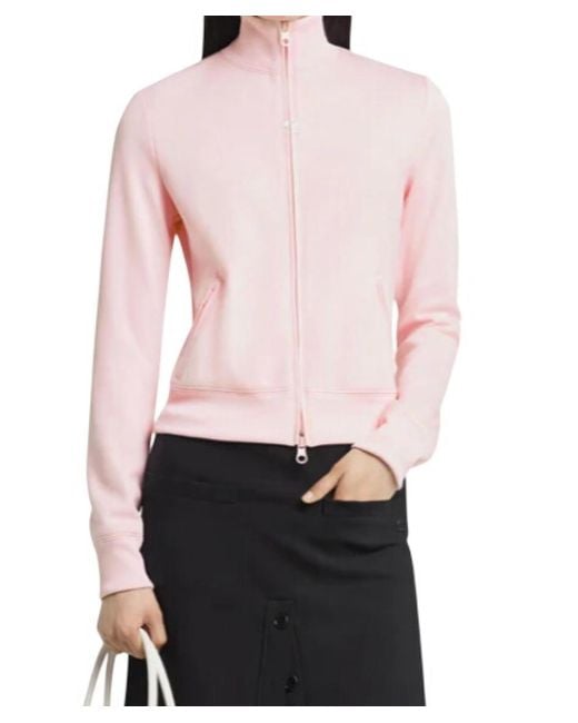 Courreges Pink Mock Collar Jacket