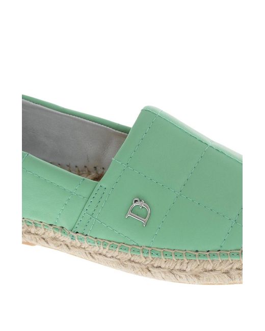 DSquared² Green Leather Espadrilles