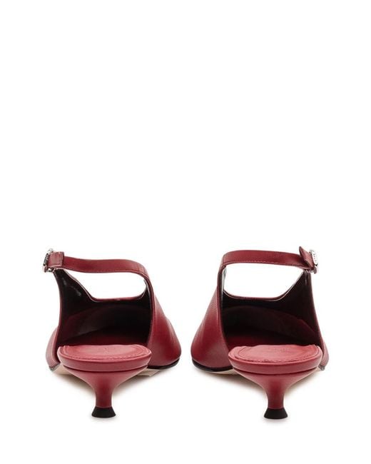 Aeyde Red Camilla Pumps
