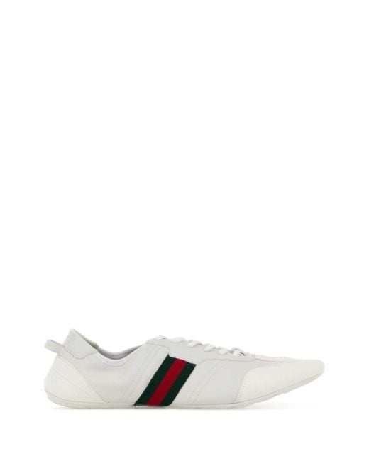 Gucci White Logo Sneakers