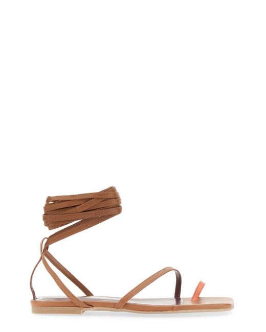 Staud Brown Open-Toe Sandals
