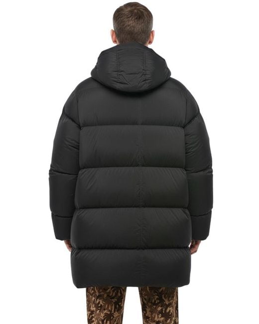 Bacon Black Quilted Hood Jacket for men