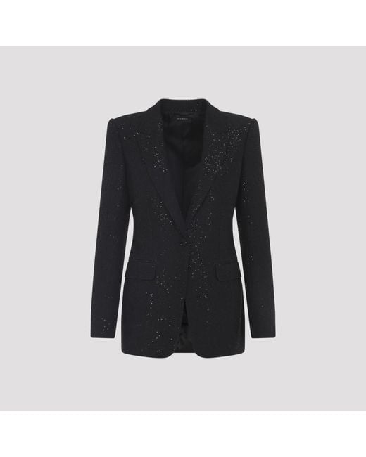 Tom Ford Black Single-Breasted Blazer