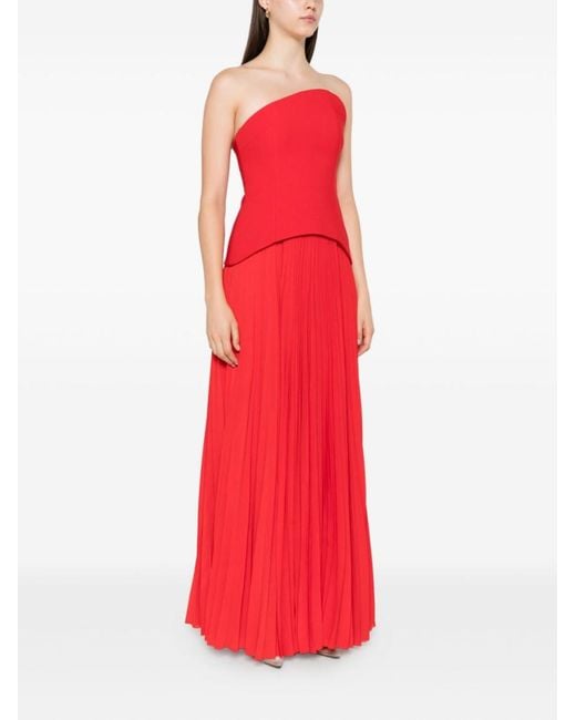 Solace London Red Britt Maxi Dress