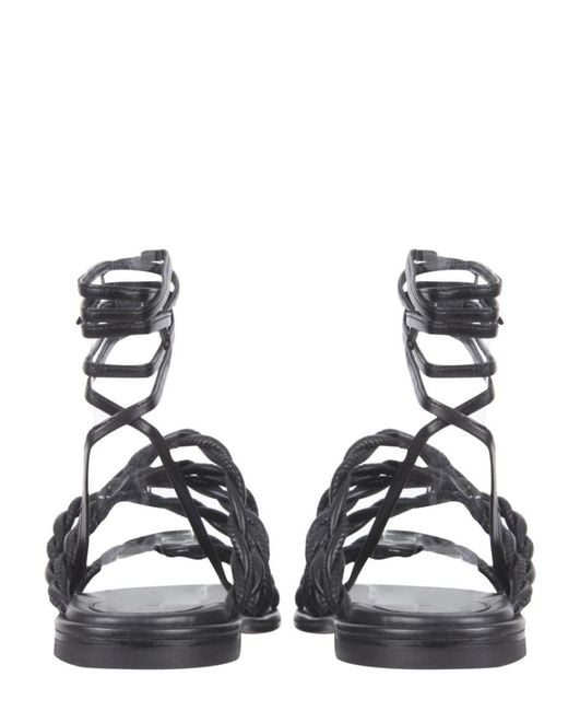 Stuart Weitzman White Open Toe Sandals