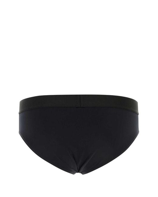 DSquared² Black Stretch Swimming Brief for men