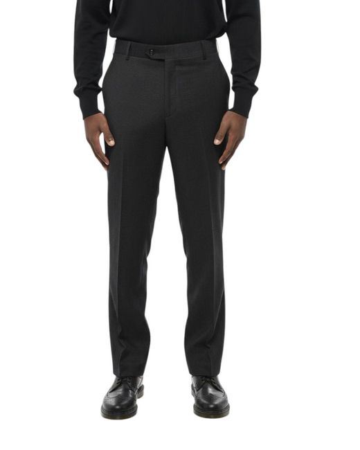 Corneliani Black Regular Pants for men