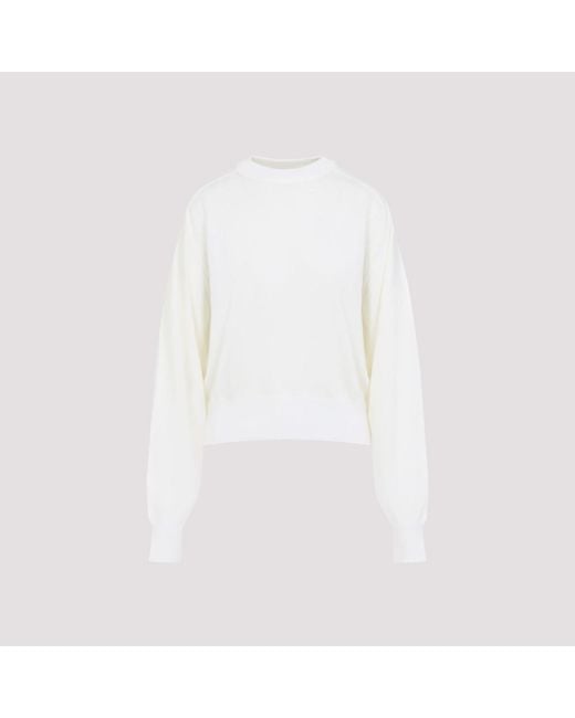 Jacquemus White Off- Wool Sweater