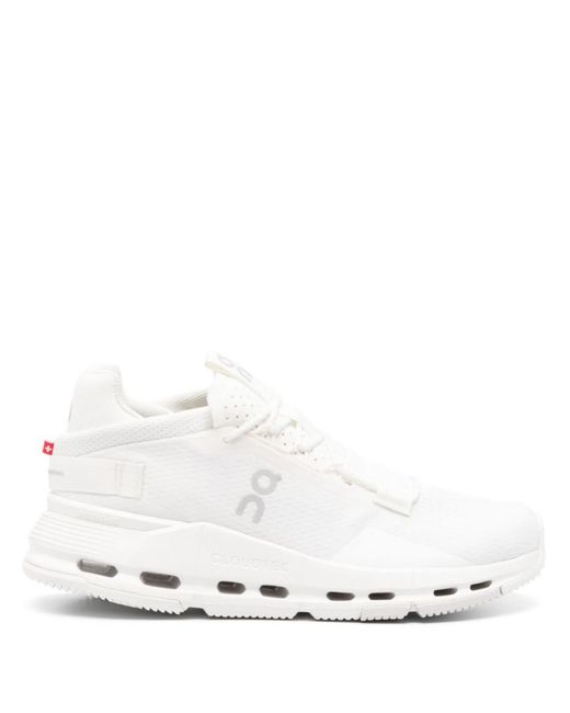 On Shoes White Cloudnova 2 Sneakers