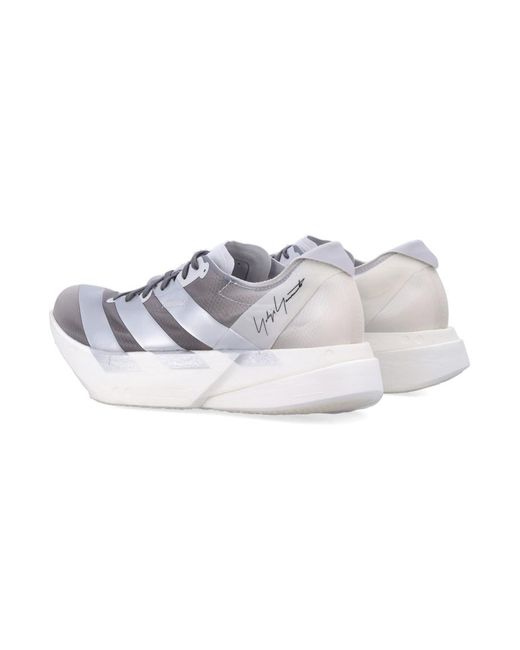 Y-3 White Graphic Runner Sneakers for men