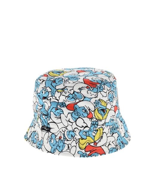 DSquared² White Printed Bucket Hat