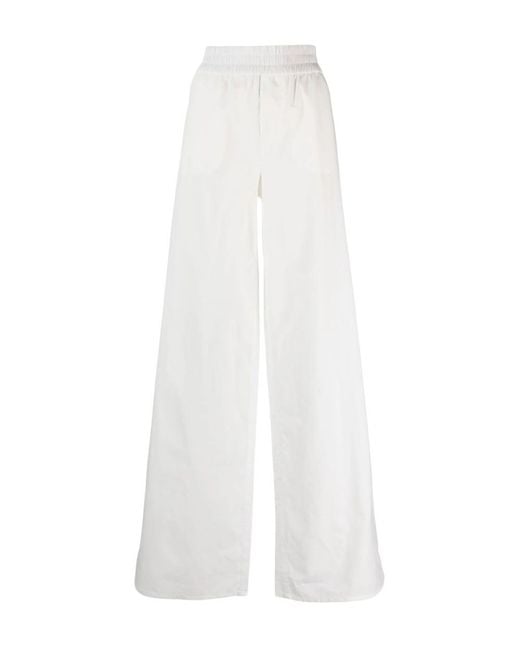 DSquared² White Loose Elasticated Pants