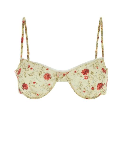 Prada Multicolor Printed Nylonette Crop-Top