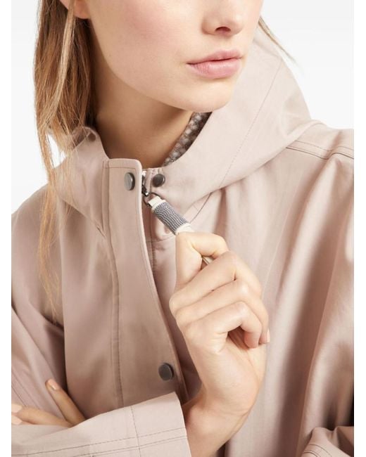 Brunello Cucinelli Natural Waterproof Jacket
