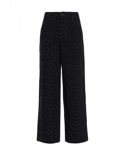 Marc Jacobs Black 'Monogram' Jeans
