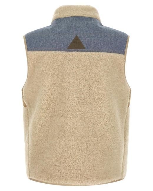 Moncler Natural Logo Vest Jacket for men