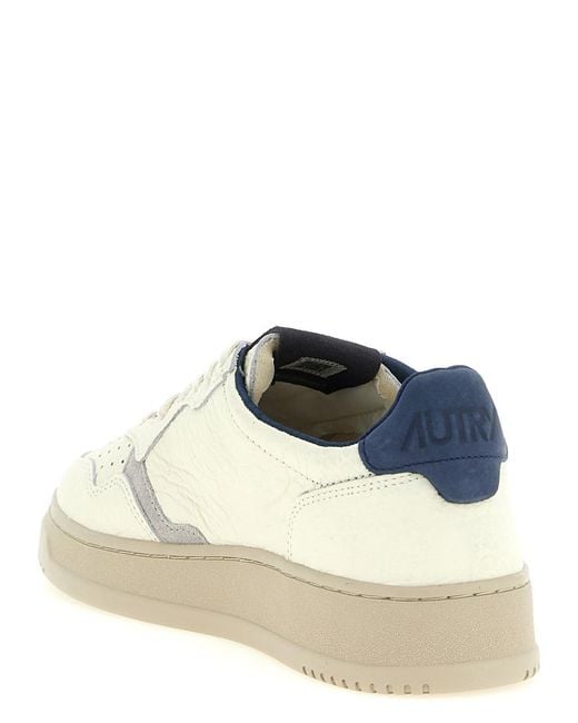 Autry White Solid Sneakers for men